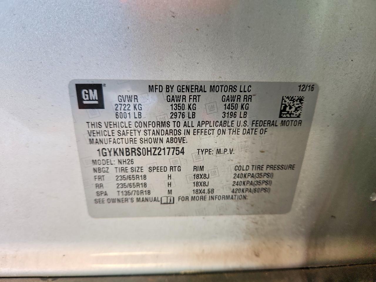 2017 Cadillac XT5 Luxury