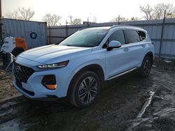 Hyundai salvage cars for sale: 2020 Hyundai Santa fe Limited