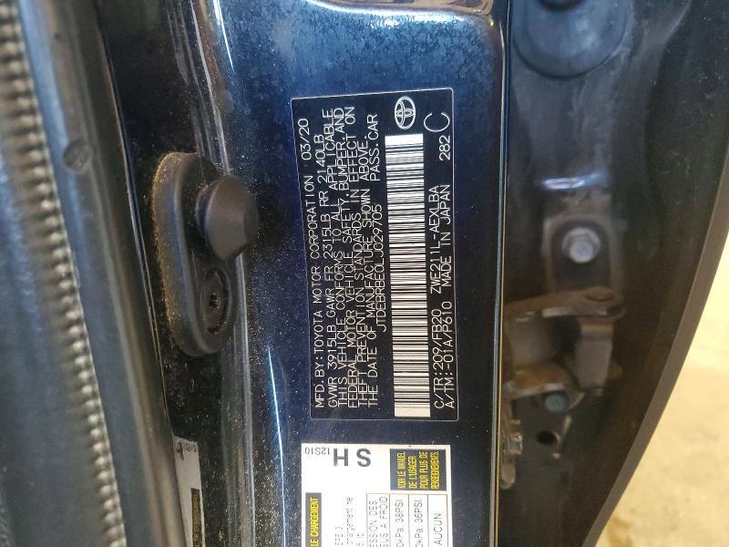 2020 Toyota Corolla Hybrid le