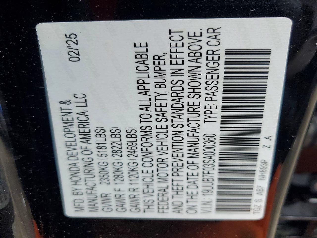 2025 Acura Tlx Type s