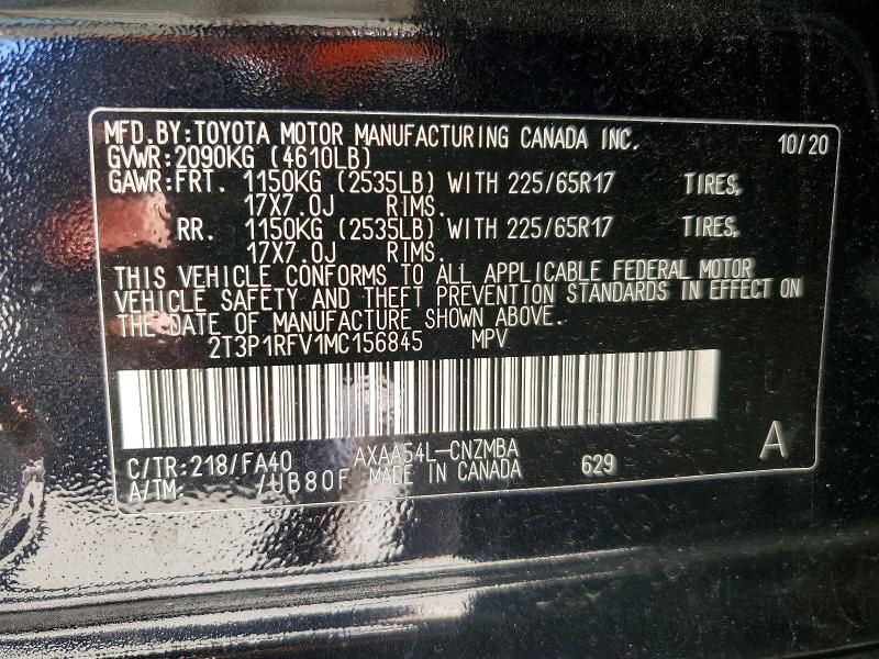 2021 Toyota Rav4 xle