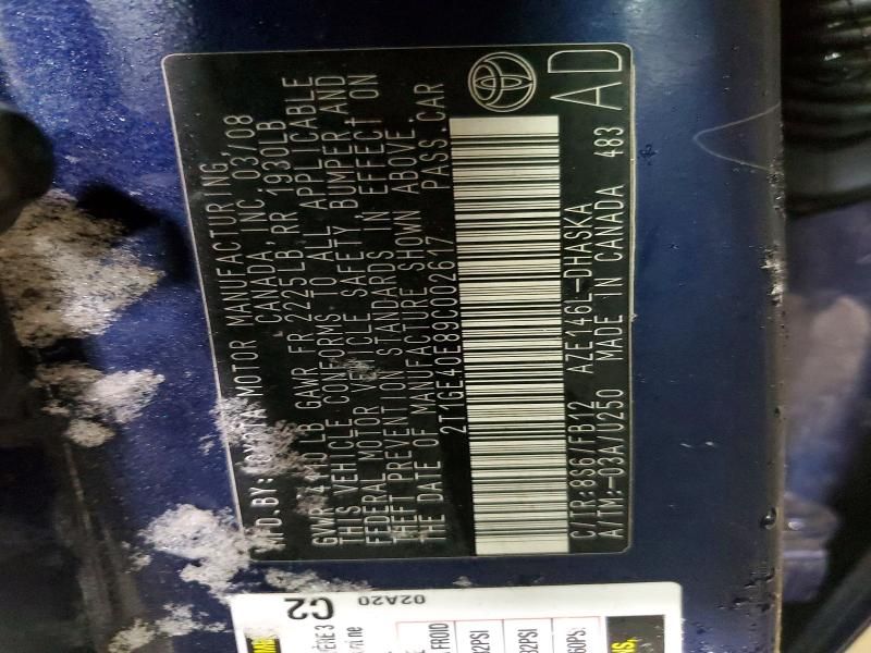 2009 Toyota Corolla Matrix xrs