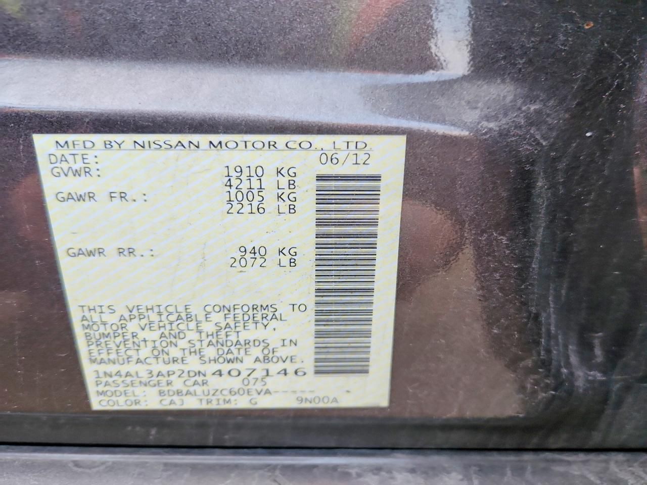 2013 Nissan Altima 2.5