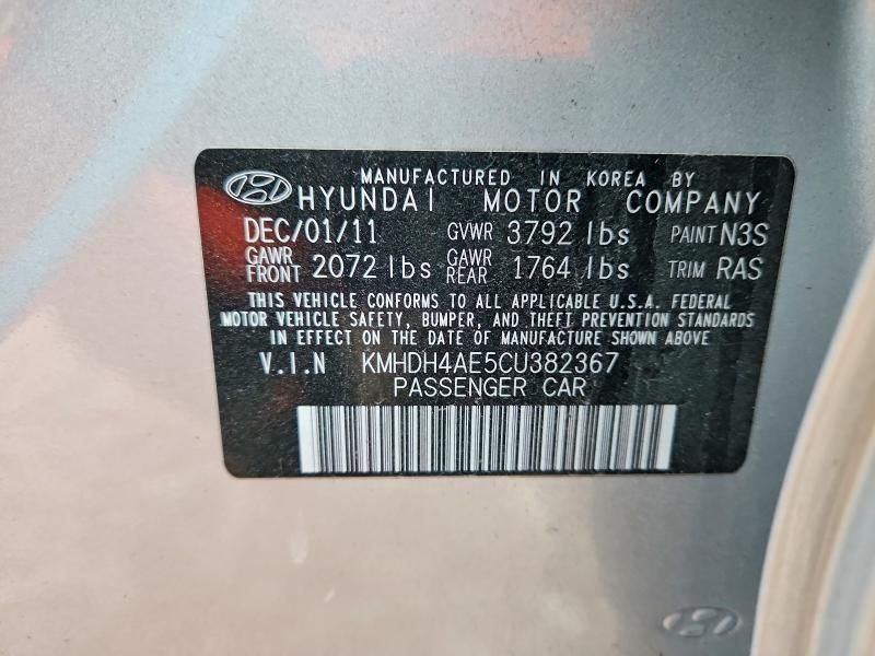 2012 Hyundai Elantra gls