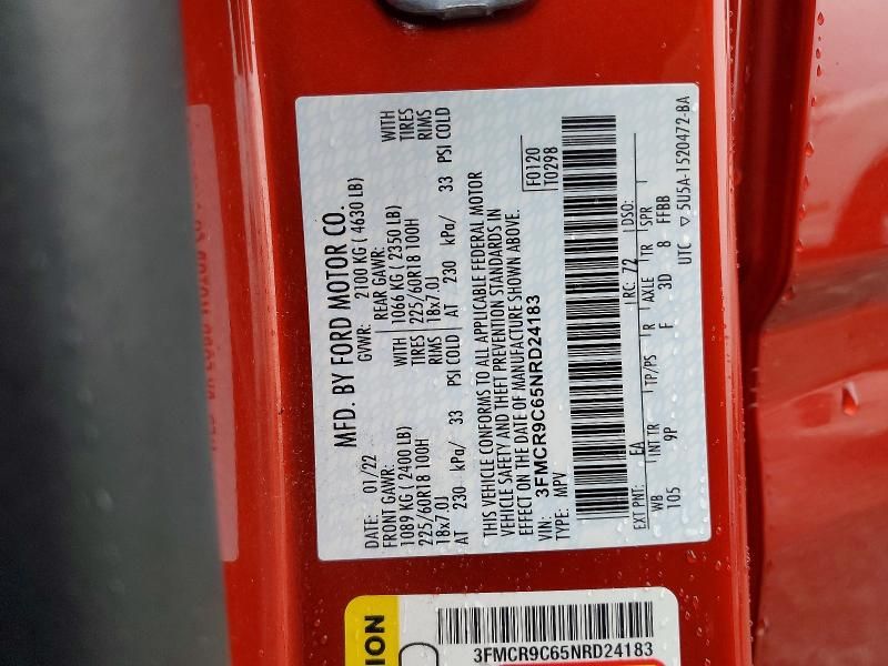 2022 Ford Bronco Sport Outer Banks