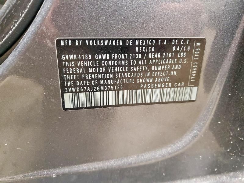 2016 Volkswagen Jetta se