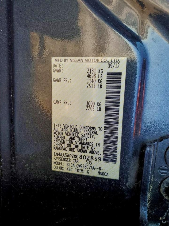 2013 Nissan Maxima s