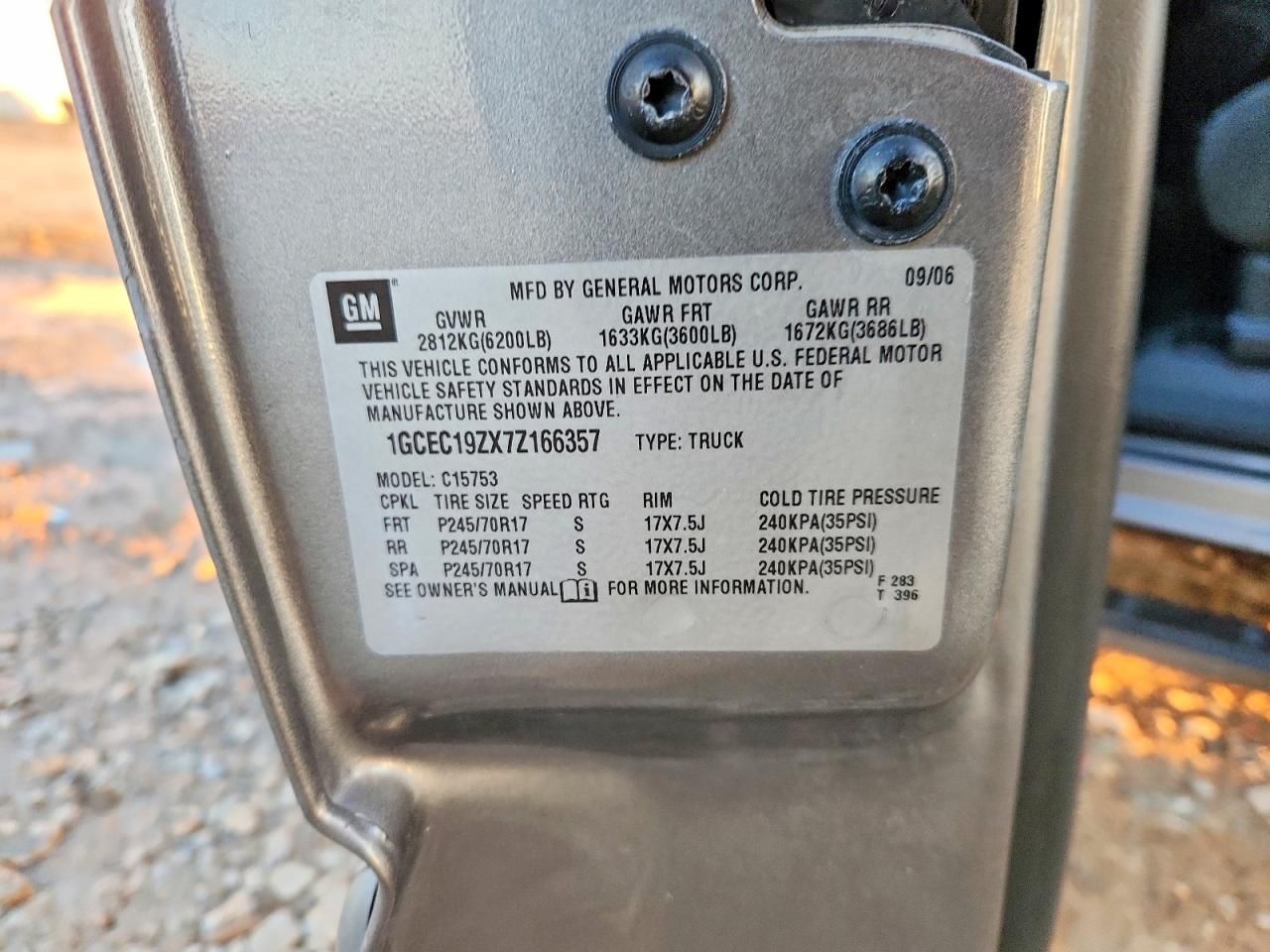 2007 Chevrolet Silverado C1500 Classic