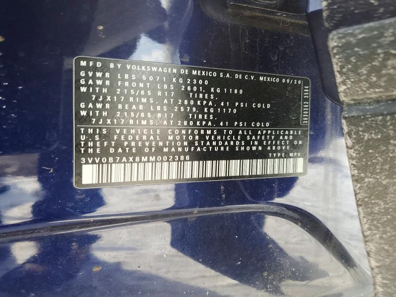 2021 Volkswagen Tiguan s