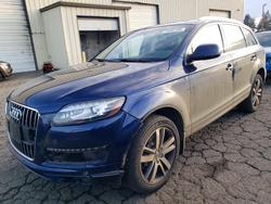 Audi Q7 Prestige salvage cars for sale: 2013 Audi Q7 Prestige