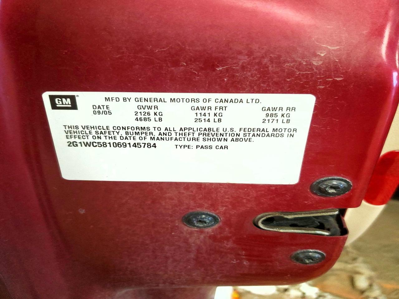 2006 Chevrolet Impala lt