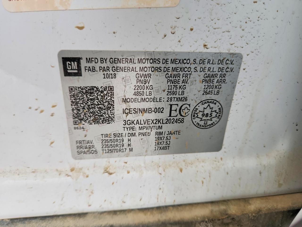 2019 GMC Terrain slt