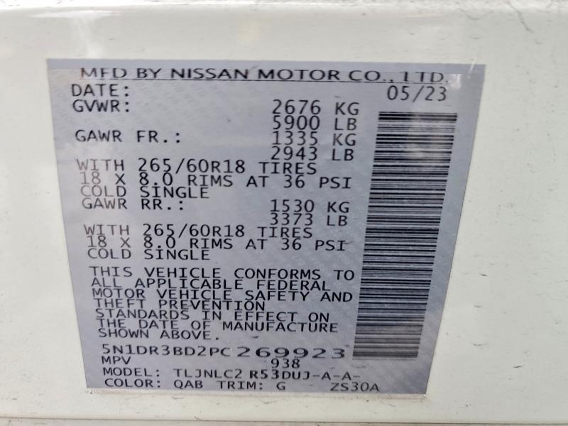 2023 Nissan Pathfinder sv