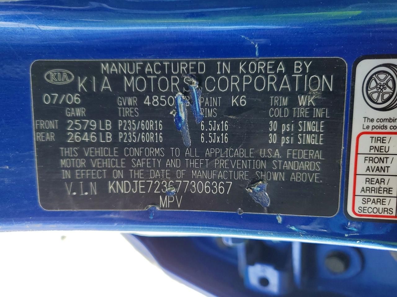 2007 KIA Sportage ex