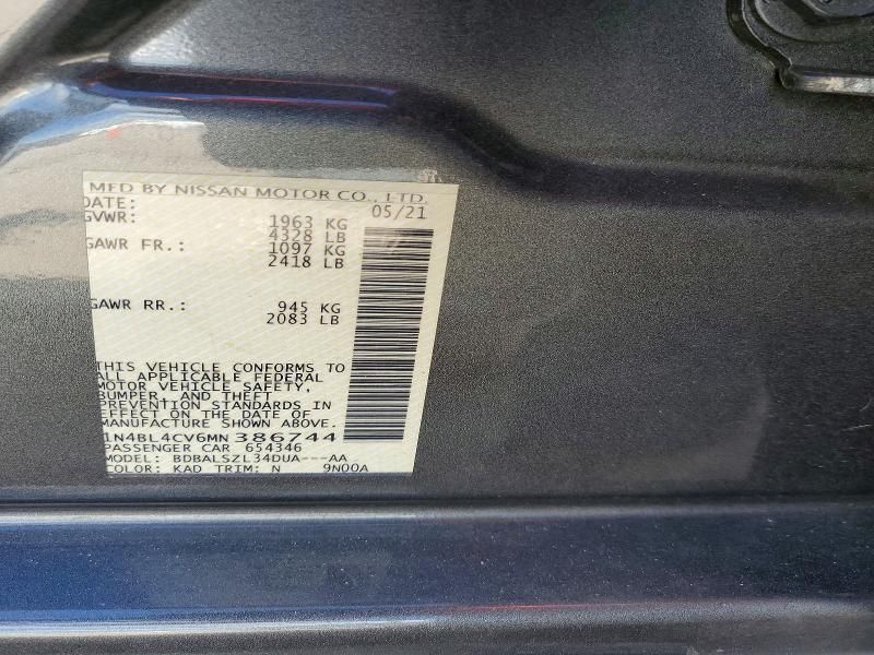 2021 Nissan Altima sr