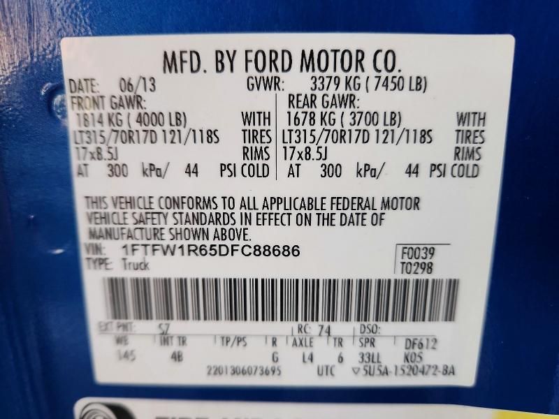 2013 Ford F150 svt Raptor