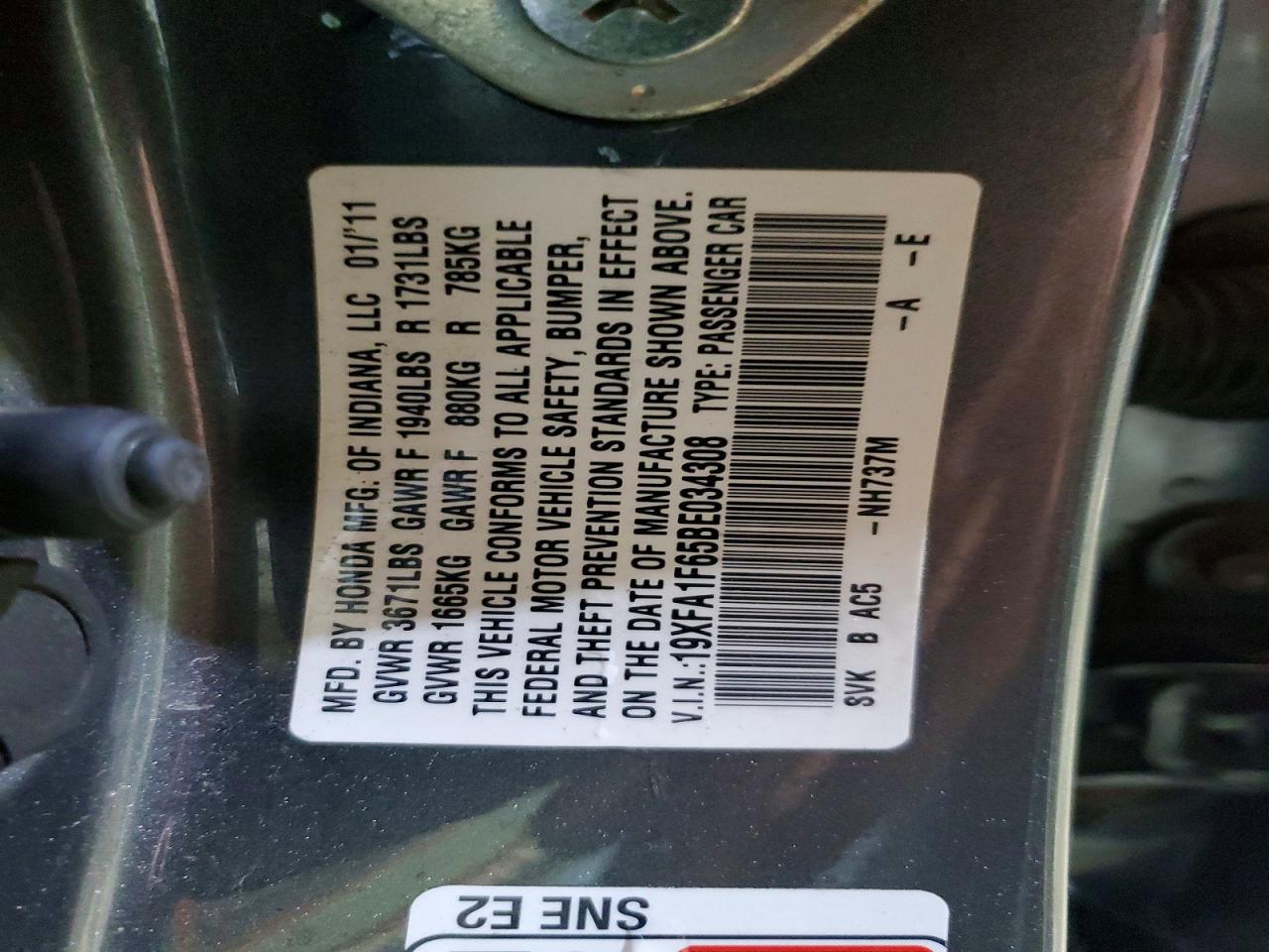 2011 Honda Civic Lx-s