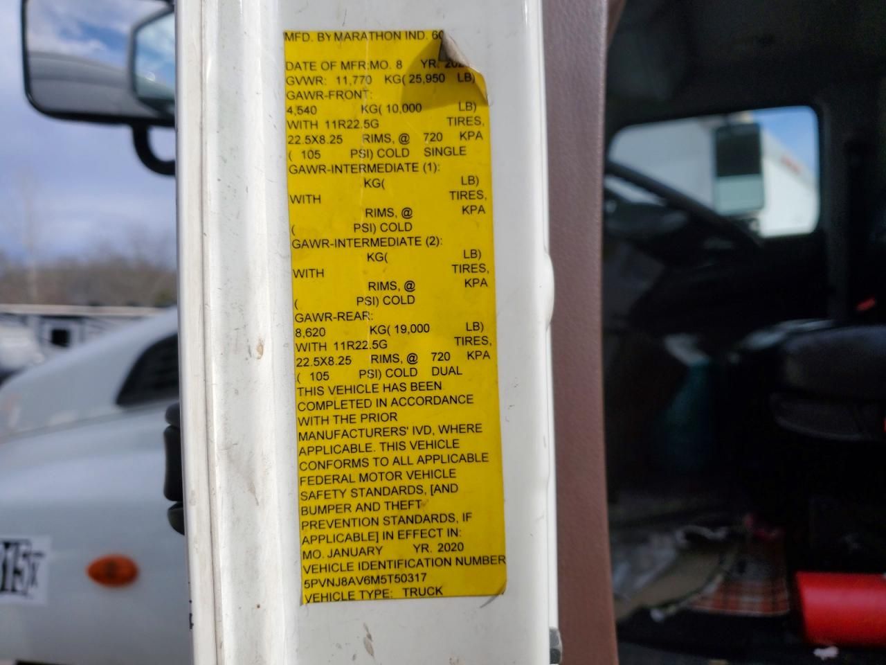 2021 Hino L6 BOX Truck