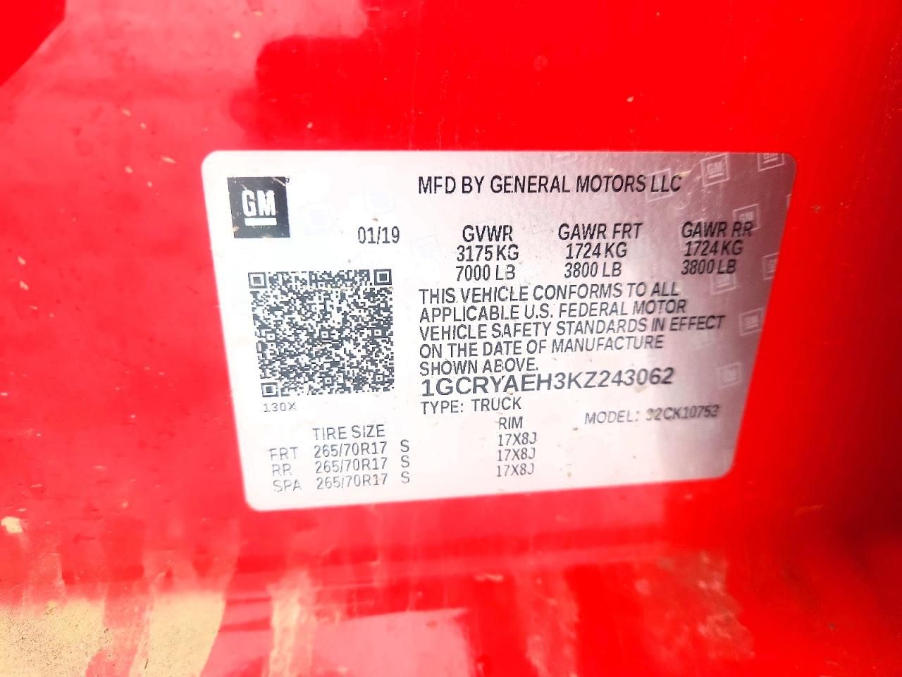 2019 Chevrolet Silverado K1500