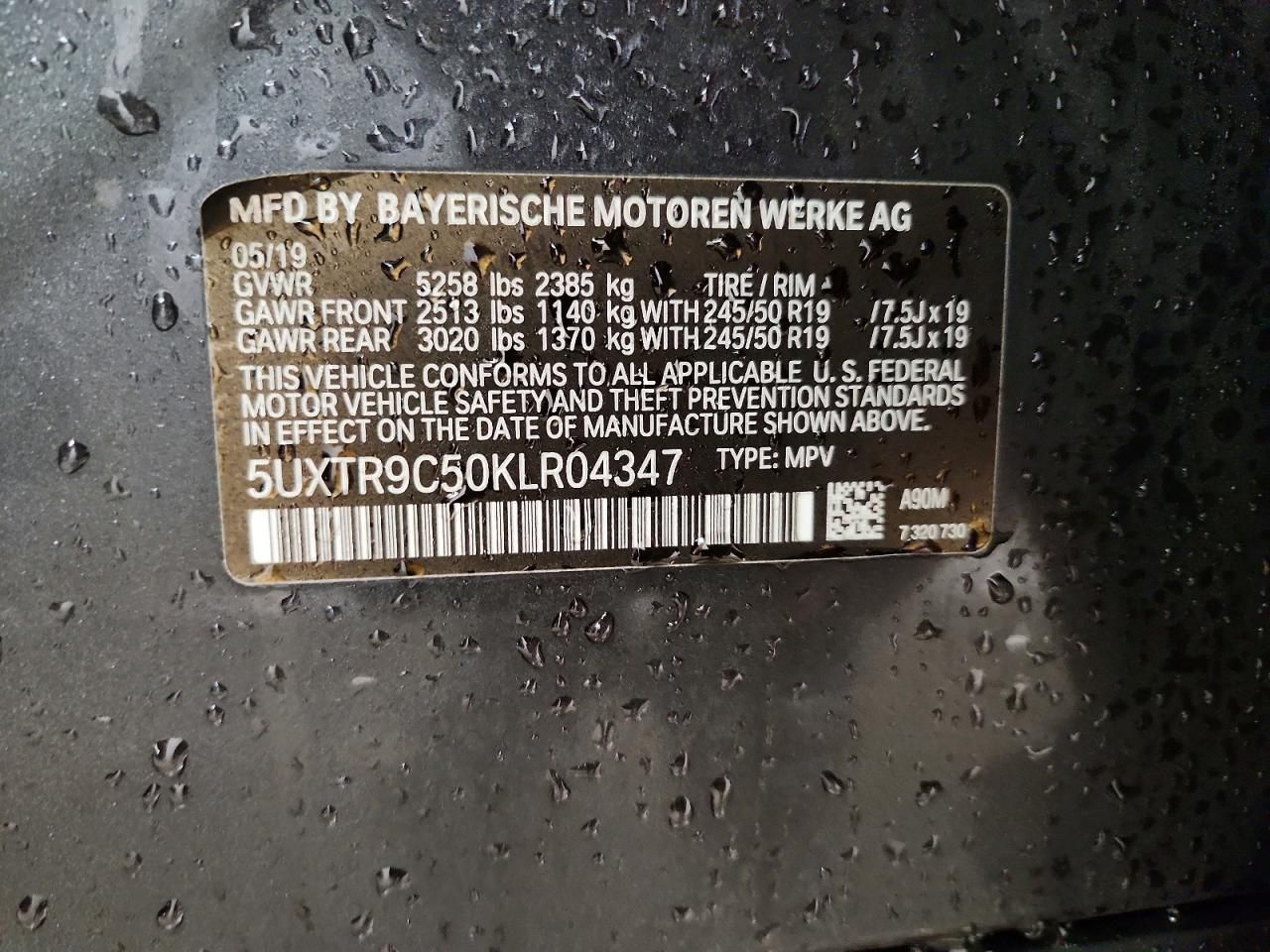 2019 BMW X3 Xdrive30i