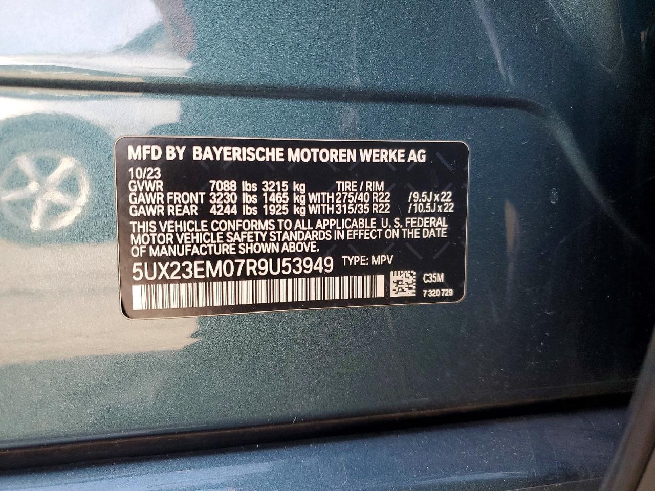 2024 BMW X7 Xdrive40i