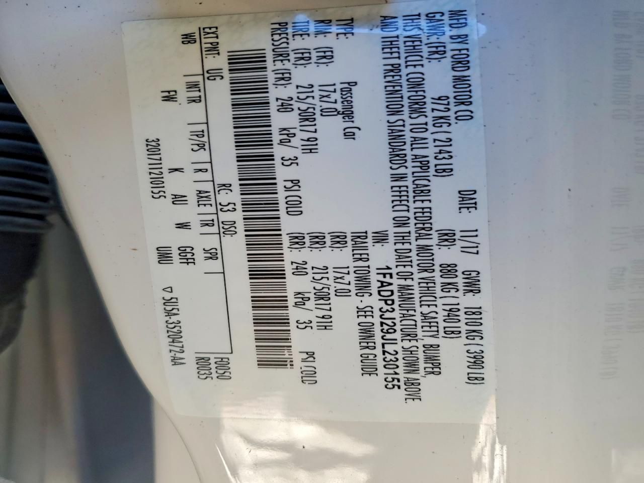 2018 Ford Focus Titanium