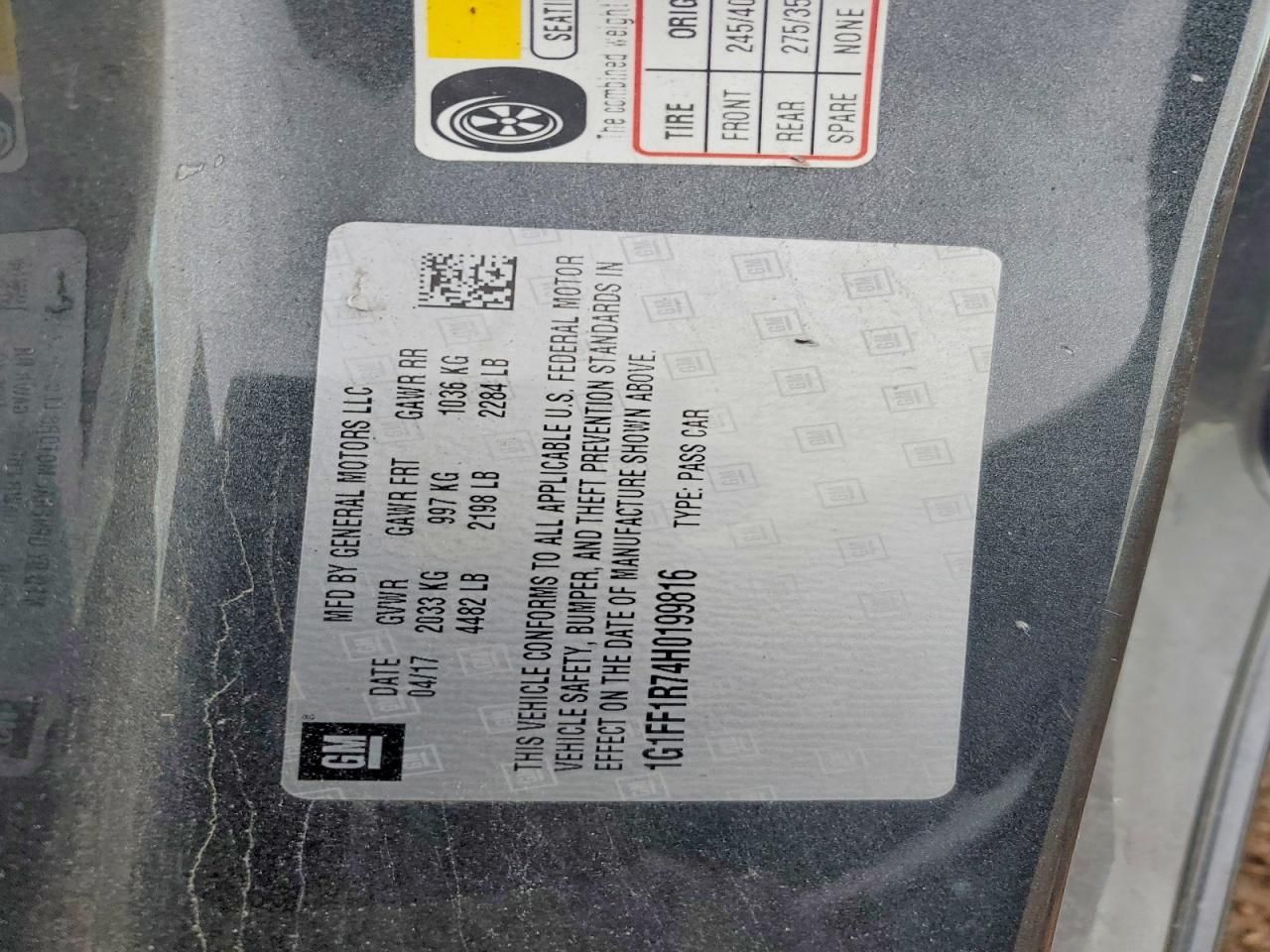 2017 Chevrolet Camaro ss