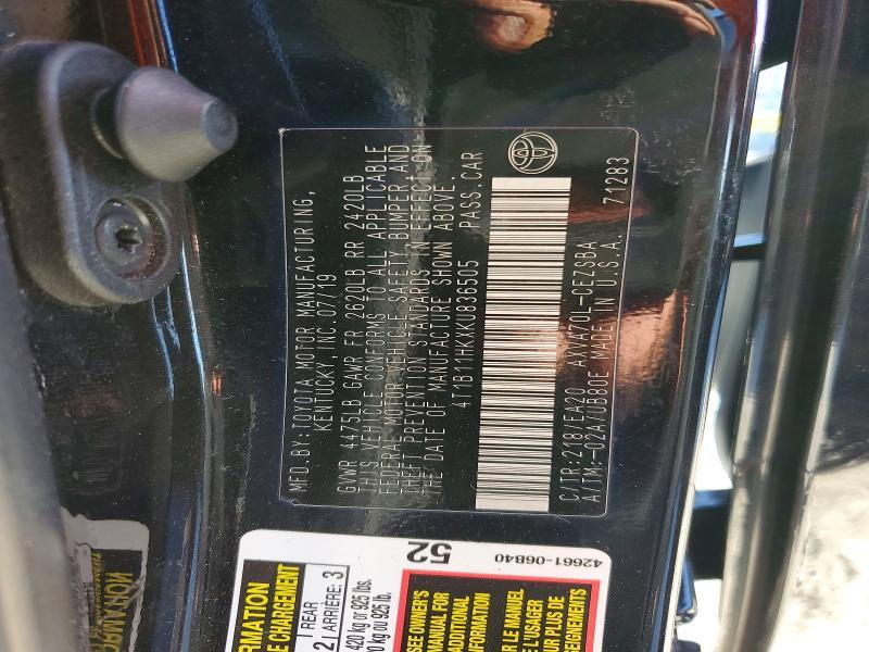 2019 Toyota Camry l