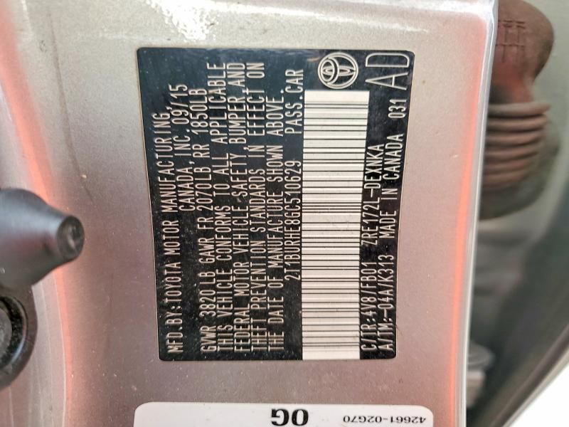 2016 Toyota Corolla l