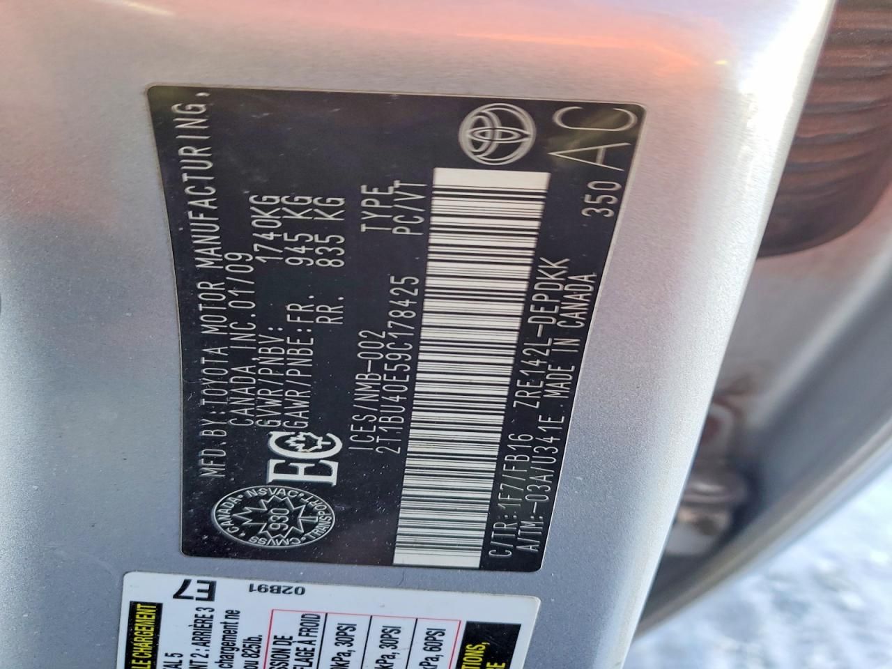 2009 Toyota Corolla Base