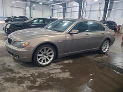 BMW salvage cars for sale: 2006 BMW 750 i