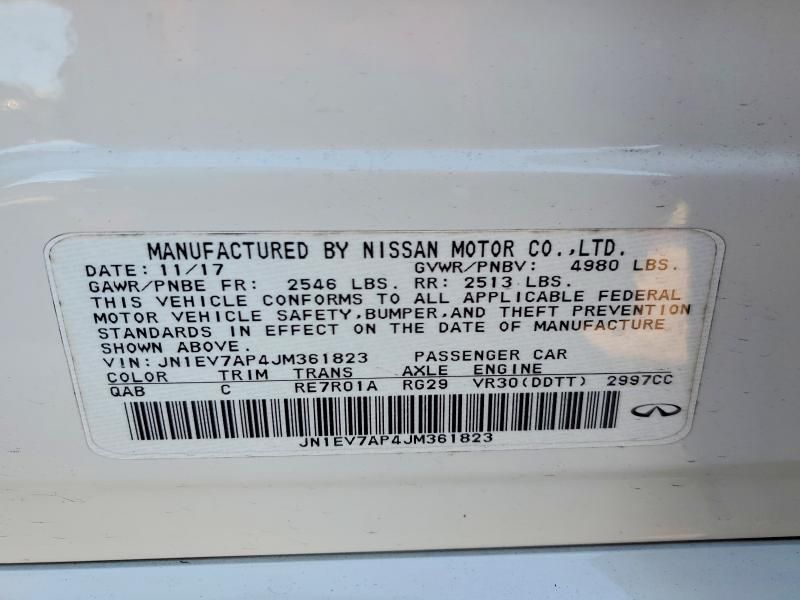 2018 Infiniti Q50 Luxe