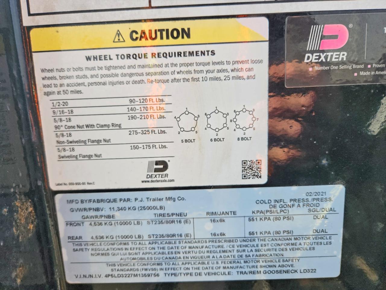 2021 Pjtm Equipment Trailer