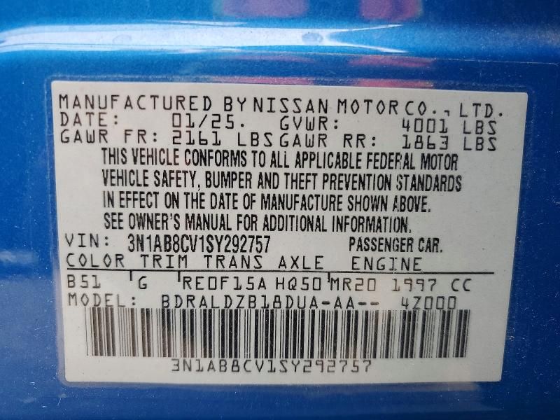 2025 Nissan Sentra sv