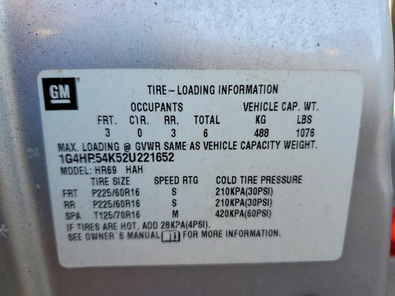 2002 Buick Lesabre Limited