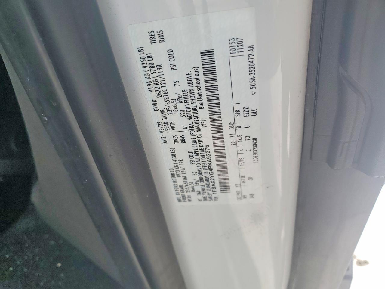2023 Ford Transit T-350