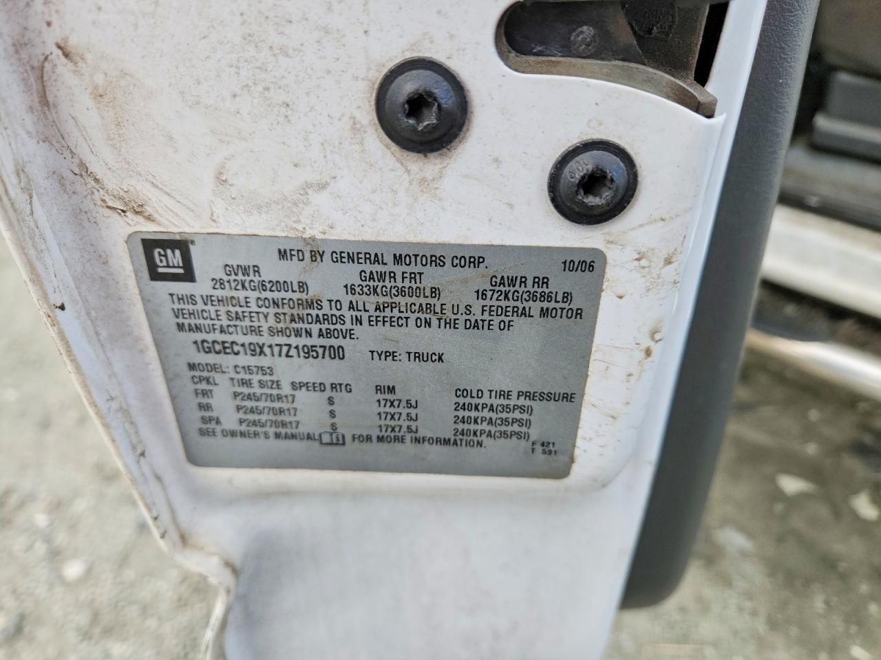 2007 Chevrolet Silverado C1500 Classic