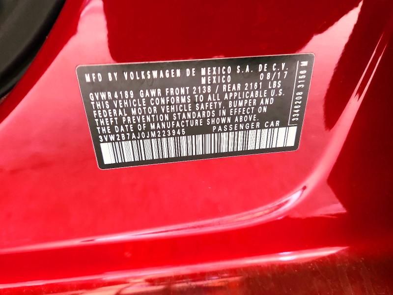 2018 Volkswagen Jetta s