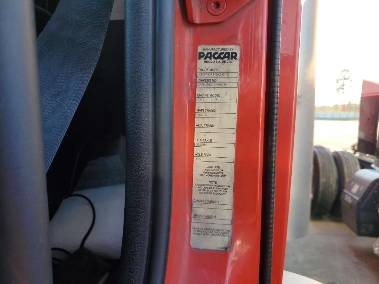 2015 Kenworth K270/k370 box Truck