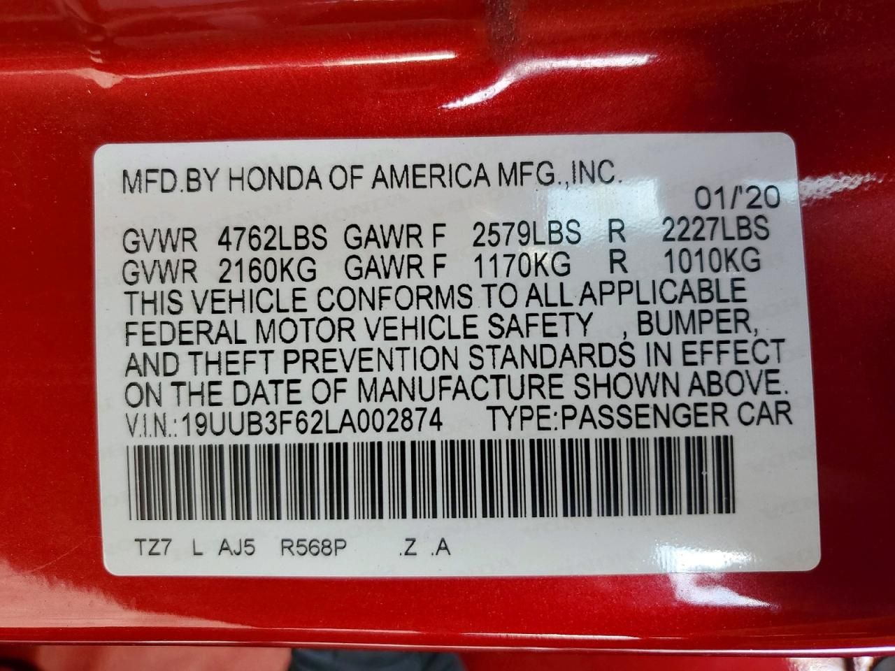 2020 Acura Tlx Technology