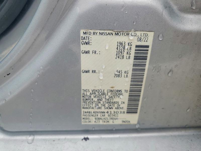 2022 Nissan Altima sv