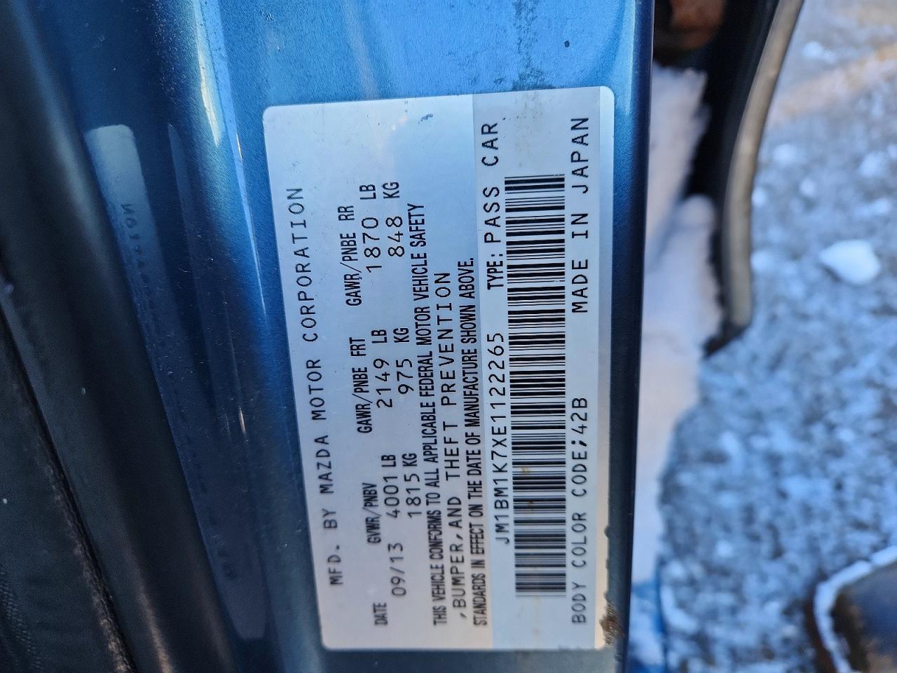 2014 Mazda 3 Sport