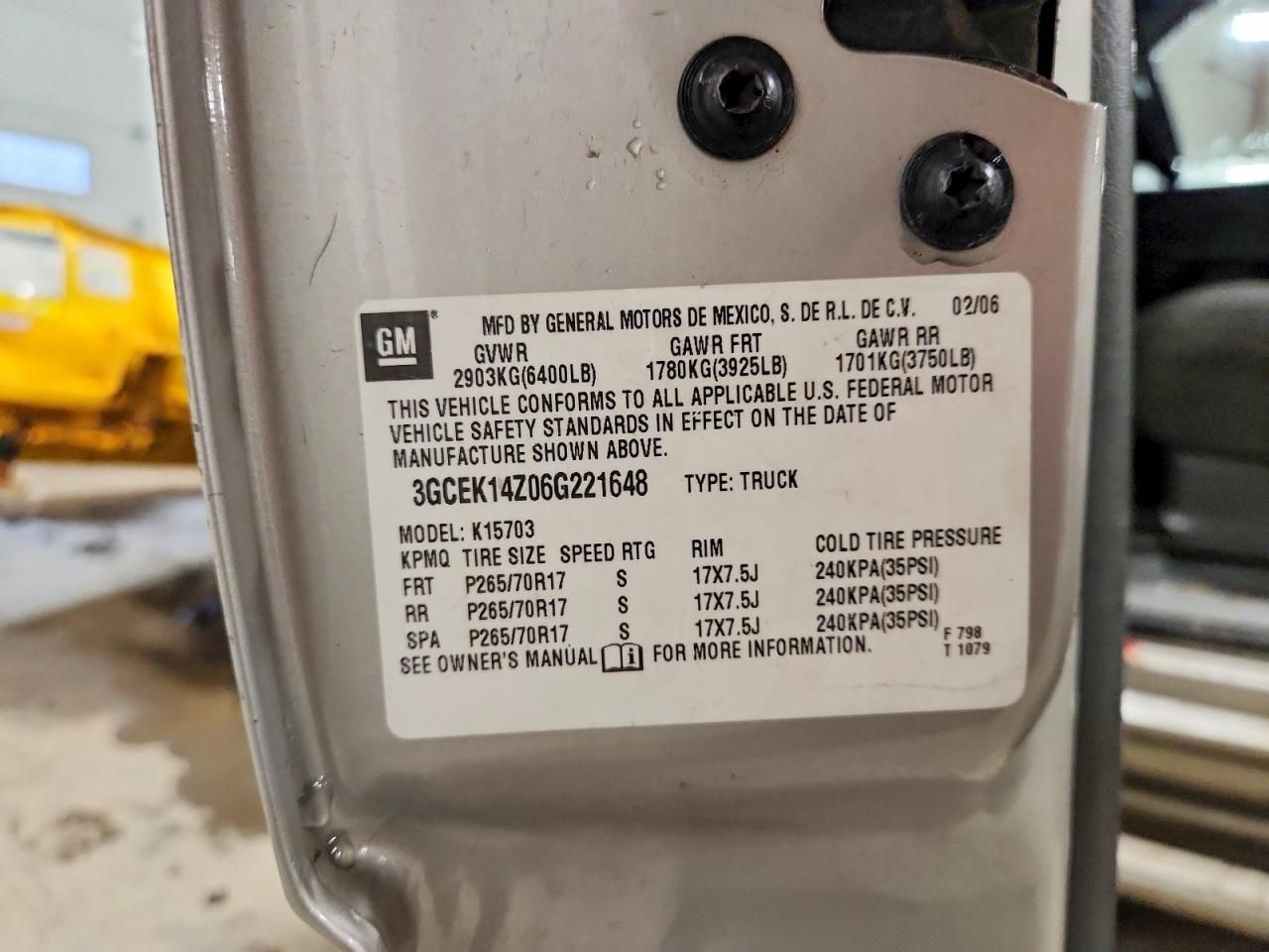 2006 Chevrolet Silverado K1500