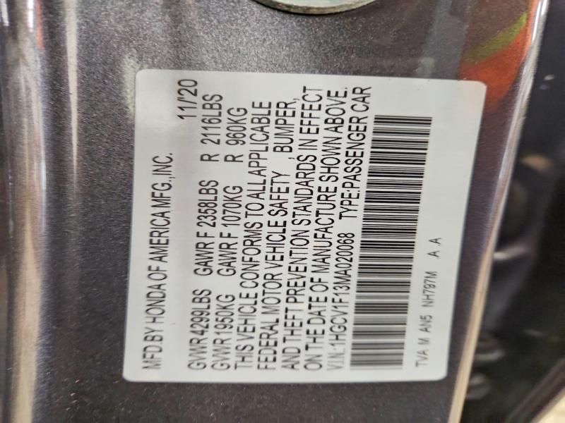 2021 Honda Accord lx