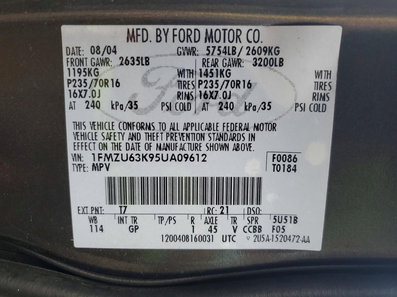 2005 Ford Explorer xlt