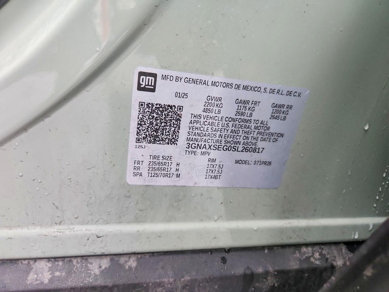 2025 Chevrolet Equinox Active