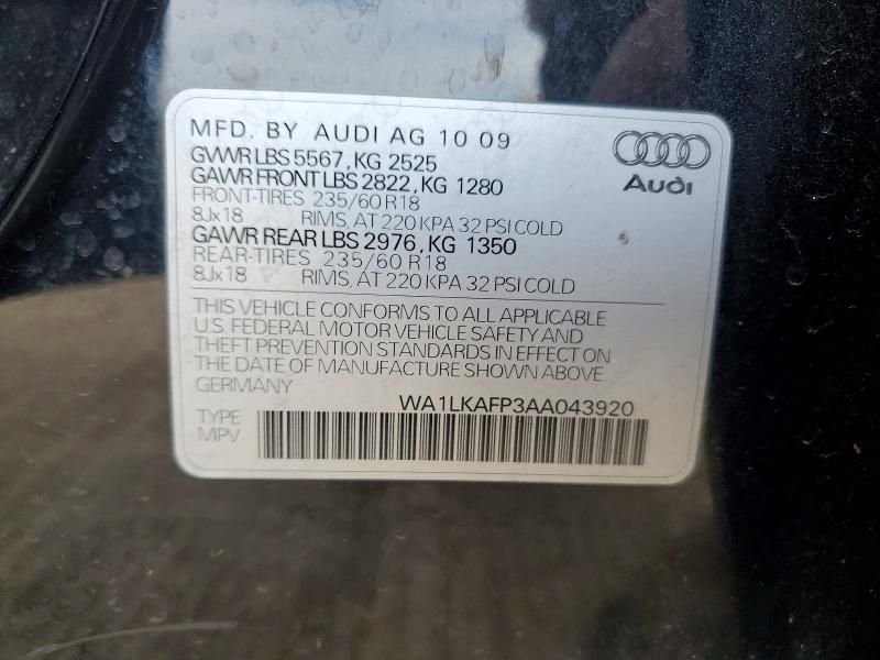 2010 Audi Q5 Premium Plus