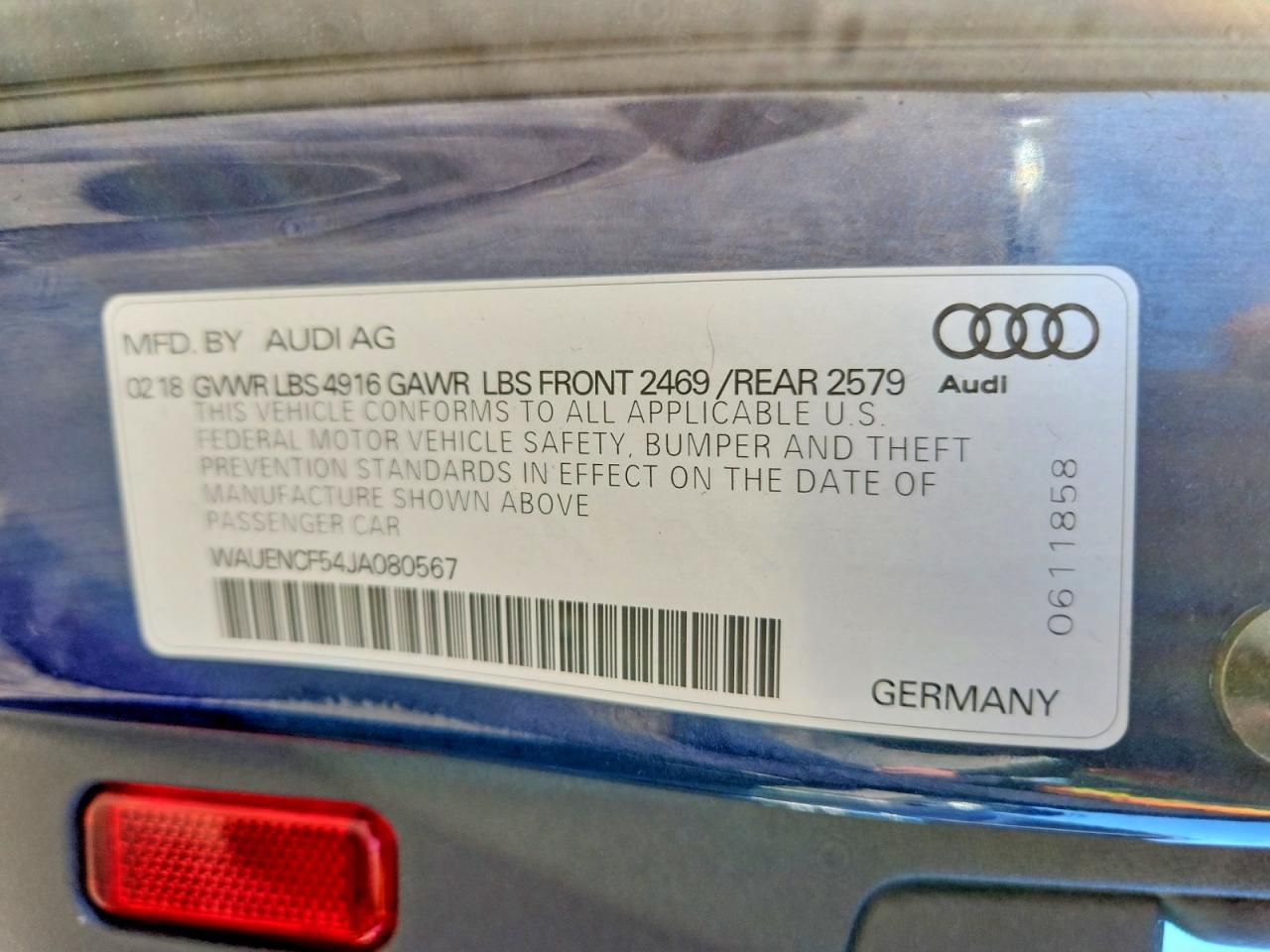 2018 Audi A5 Premium Plus S-line