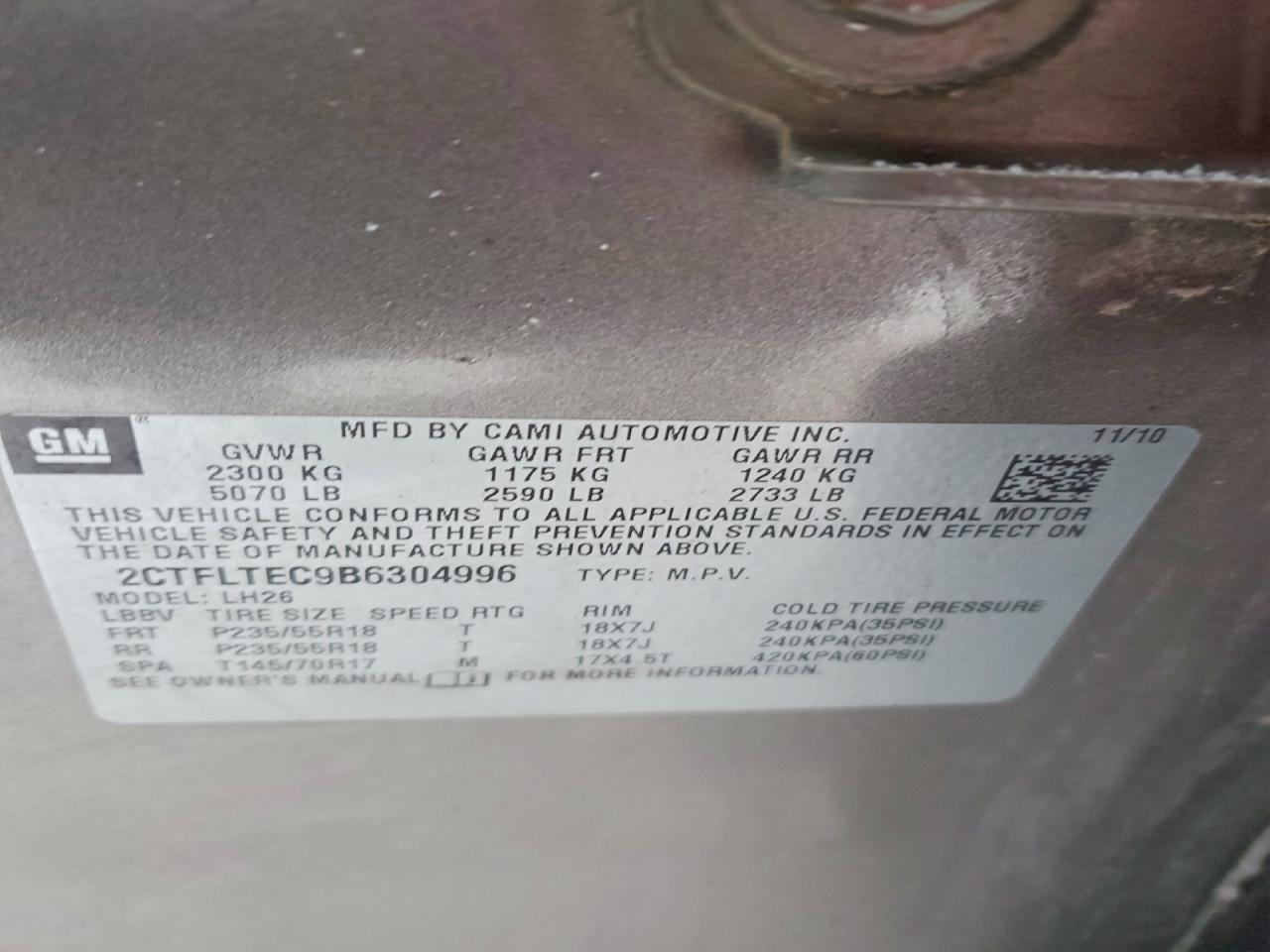 2011 GMC Terrain sle