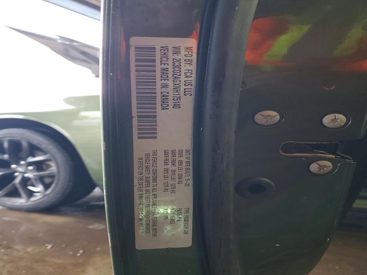 2022 Dodge Challenger sxt